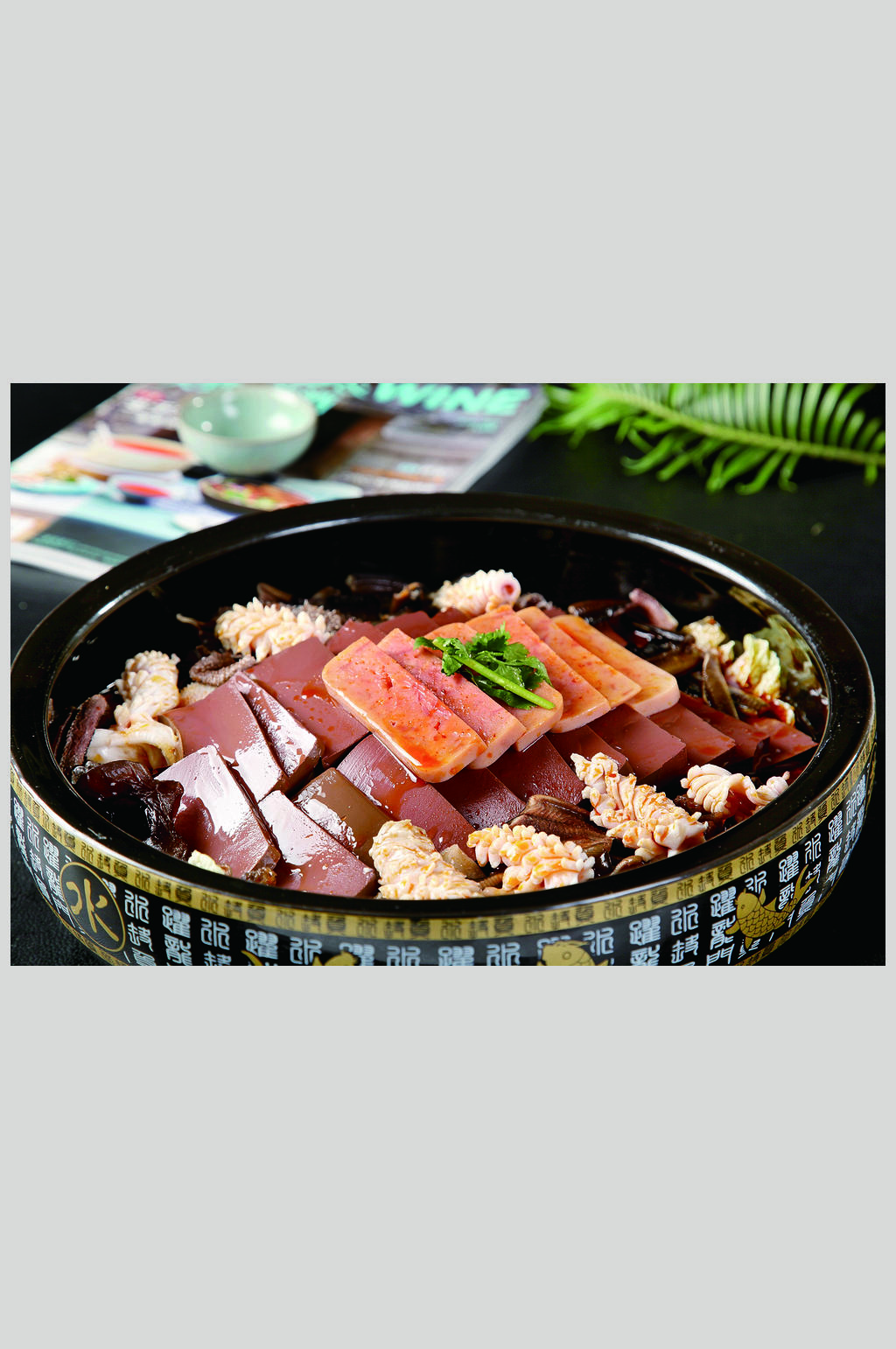 山城毛血旺素材