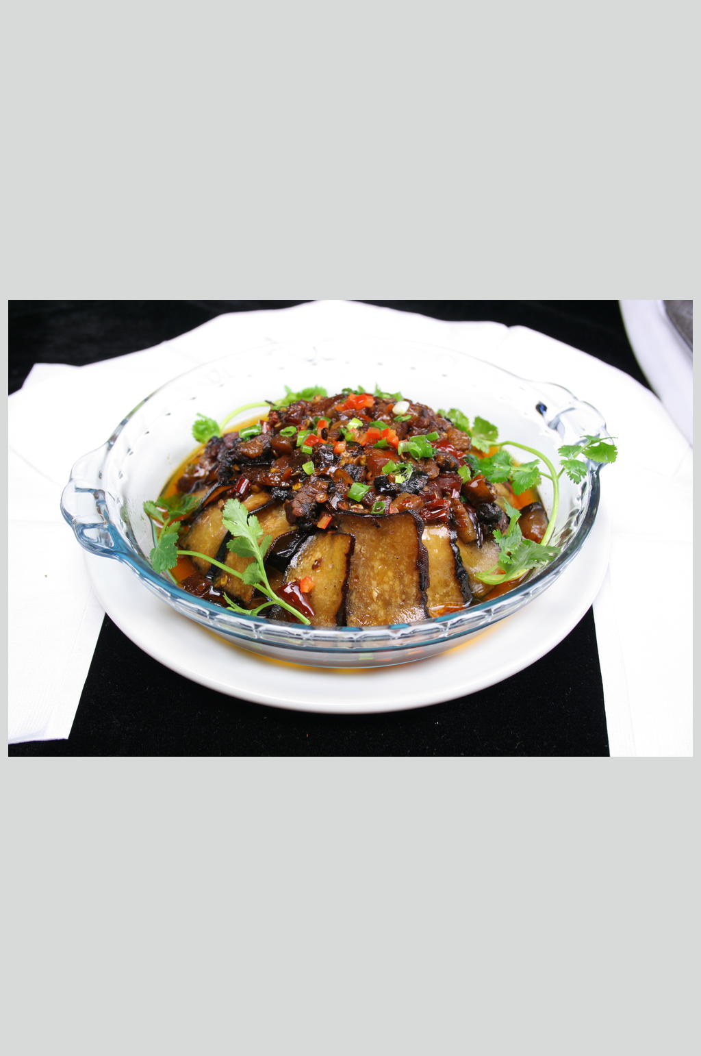 腊肉粒蒸腊香干素材