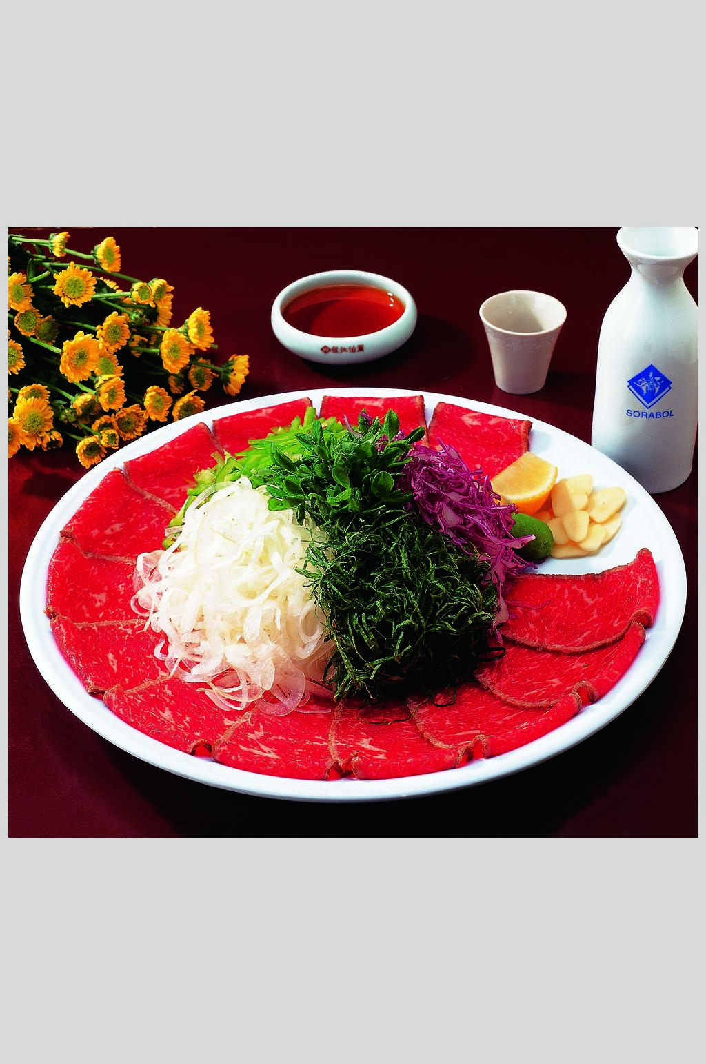 熏牛里脊片素材