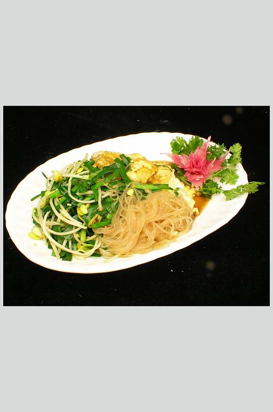 炒合菜高清美食图片