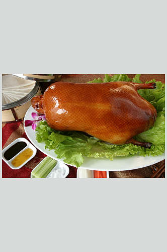 北京烤鸭餐饮美食图片