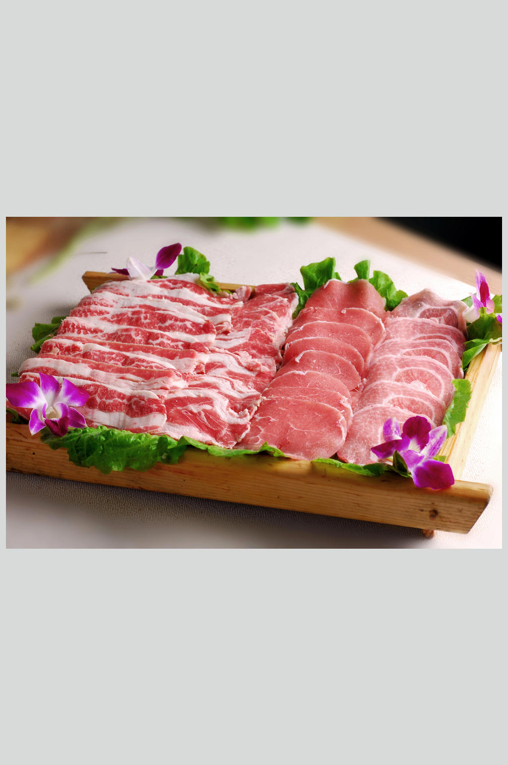 草原百度肉拼盘素材
