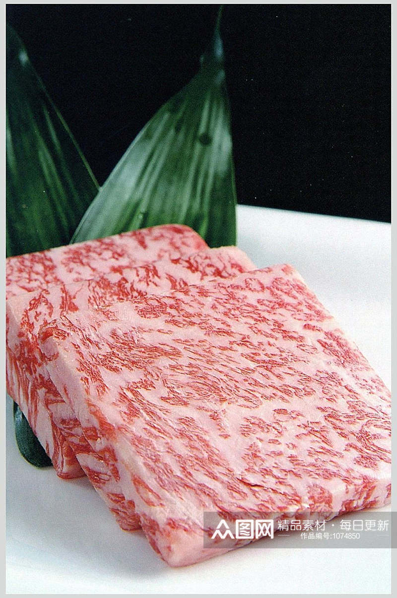 日本神户牛肉素材