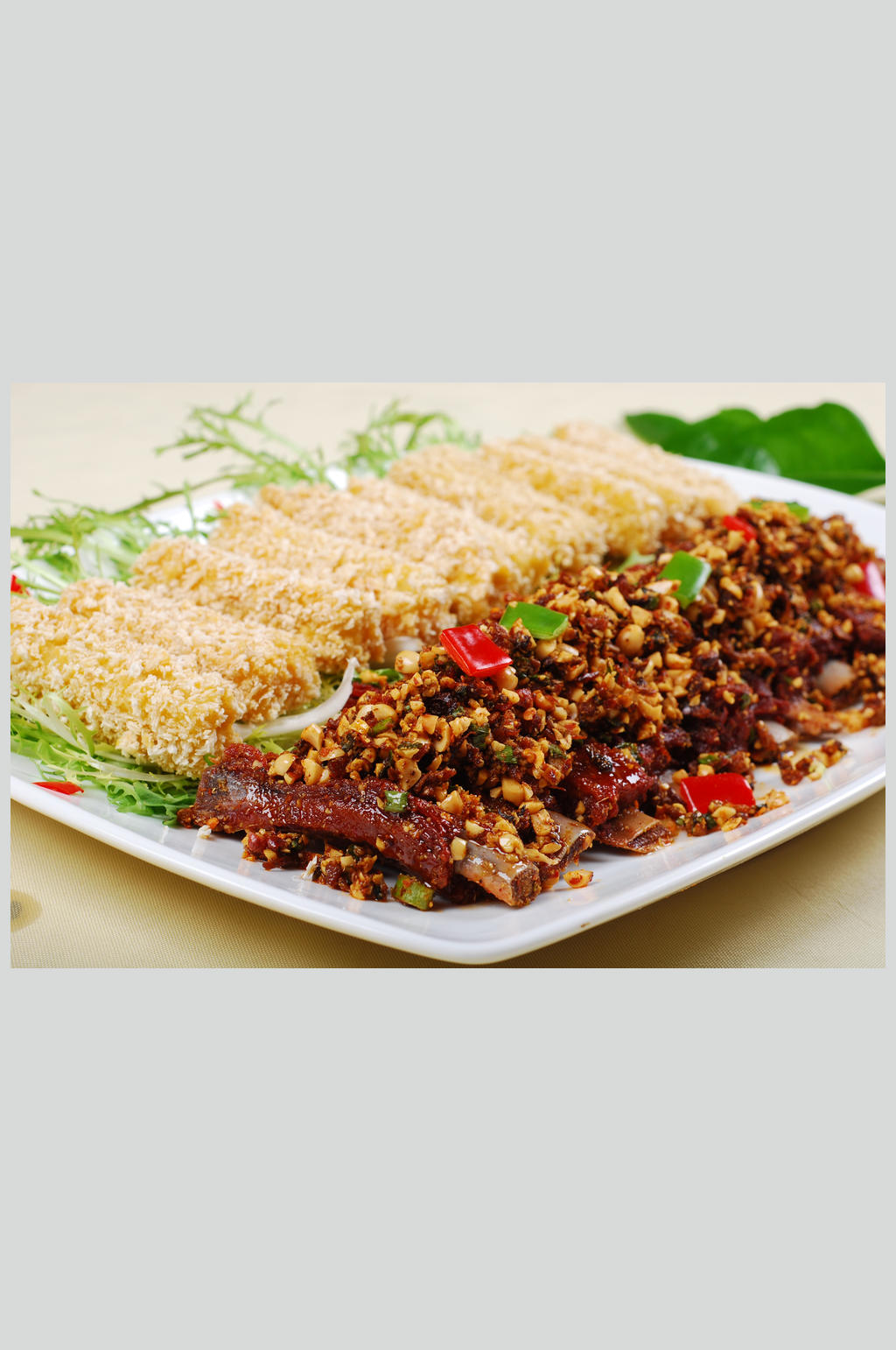 飘香仔排五香麻辣味素材