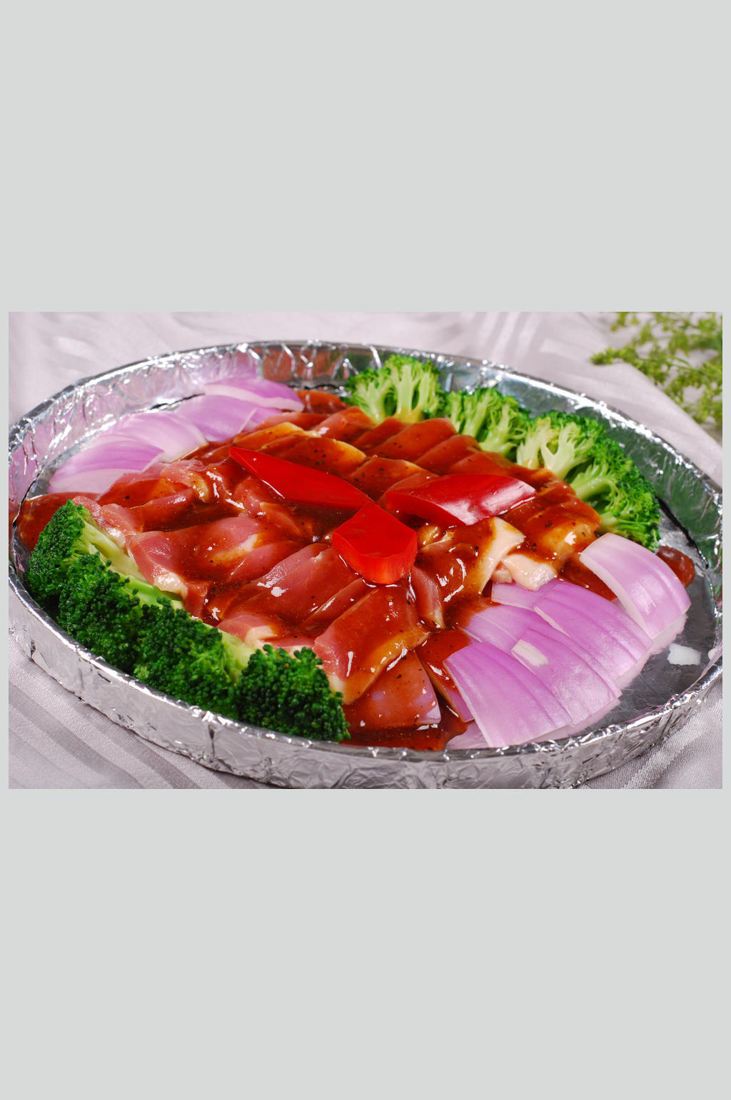 铁板烧雁鹅柳素材