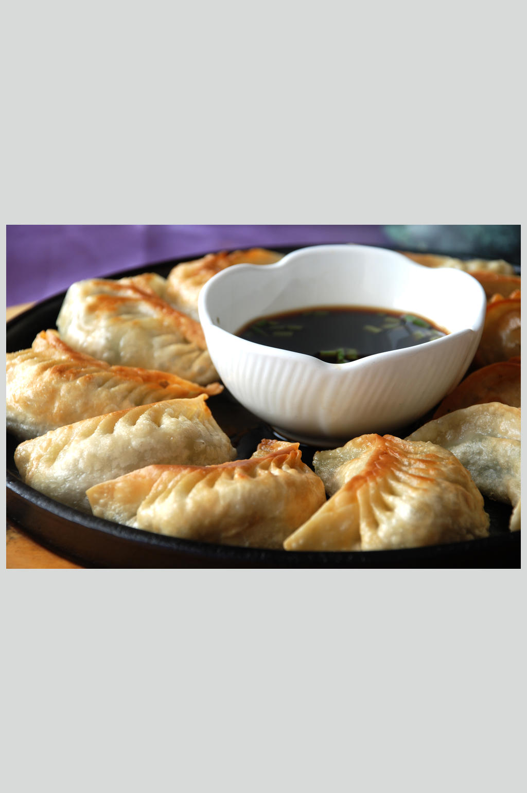 美味煎饺素材