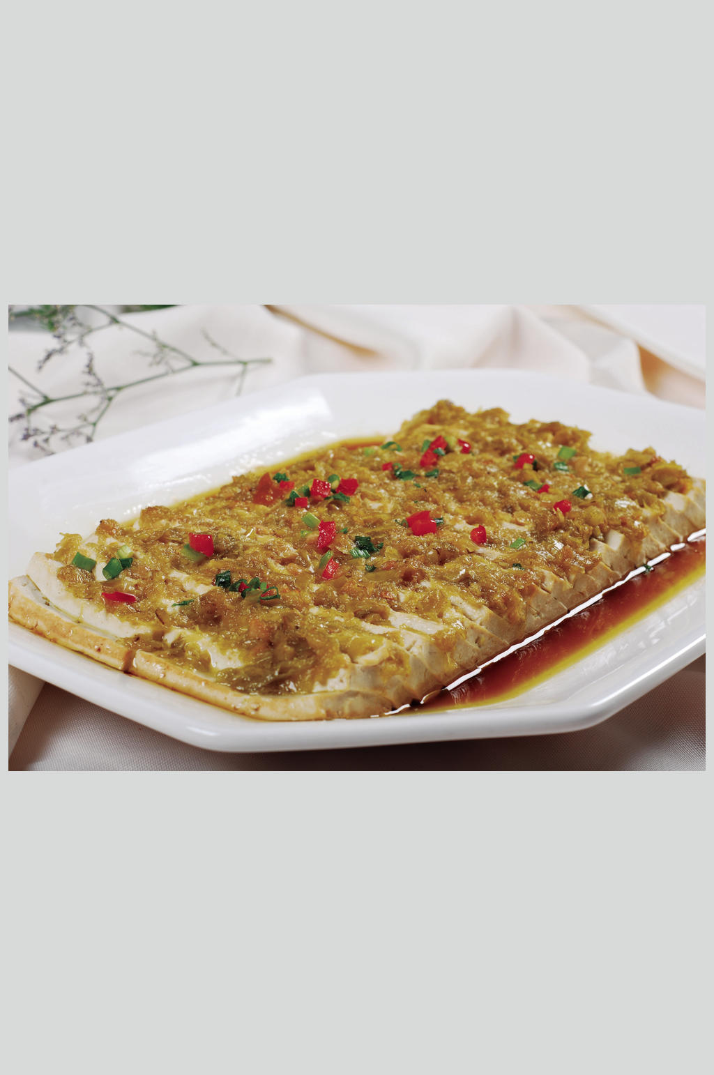 剁椒蒸豆腐素材