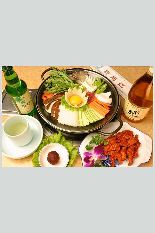 韩式牛肠火锅图片-韩式牛肠火锅素材下载-众图网