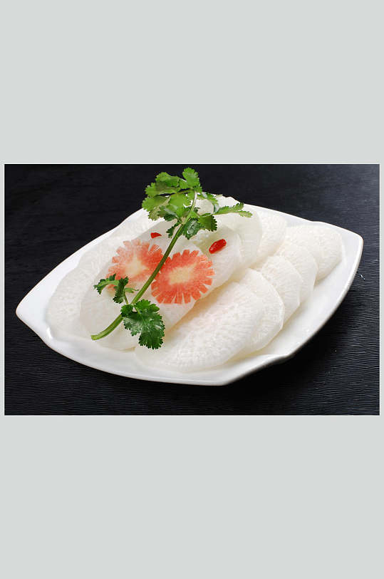 白萝卜美食餐饮图片