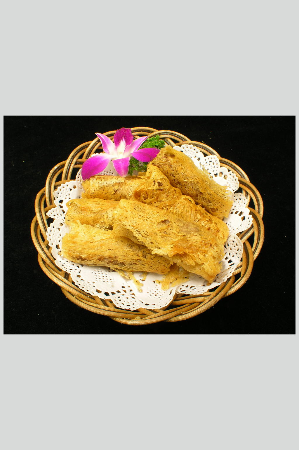 娘惹山药卷素材