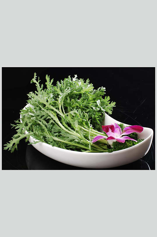 茼蒿美食餐饮图片