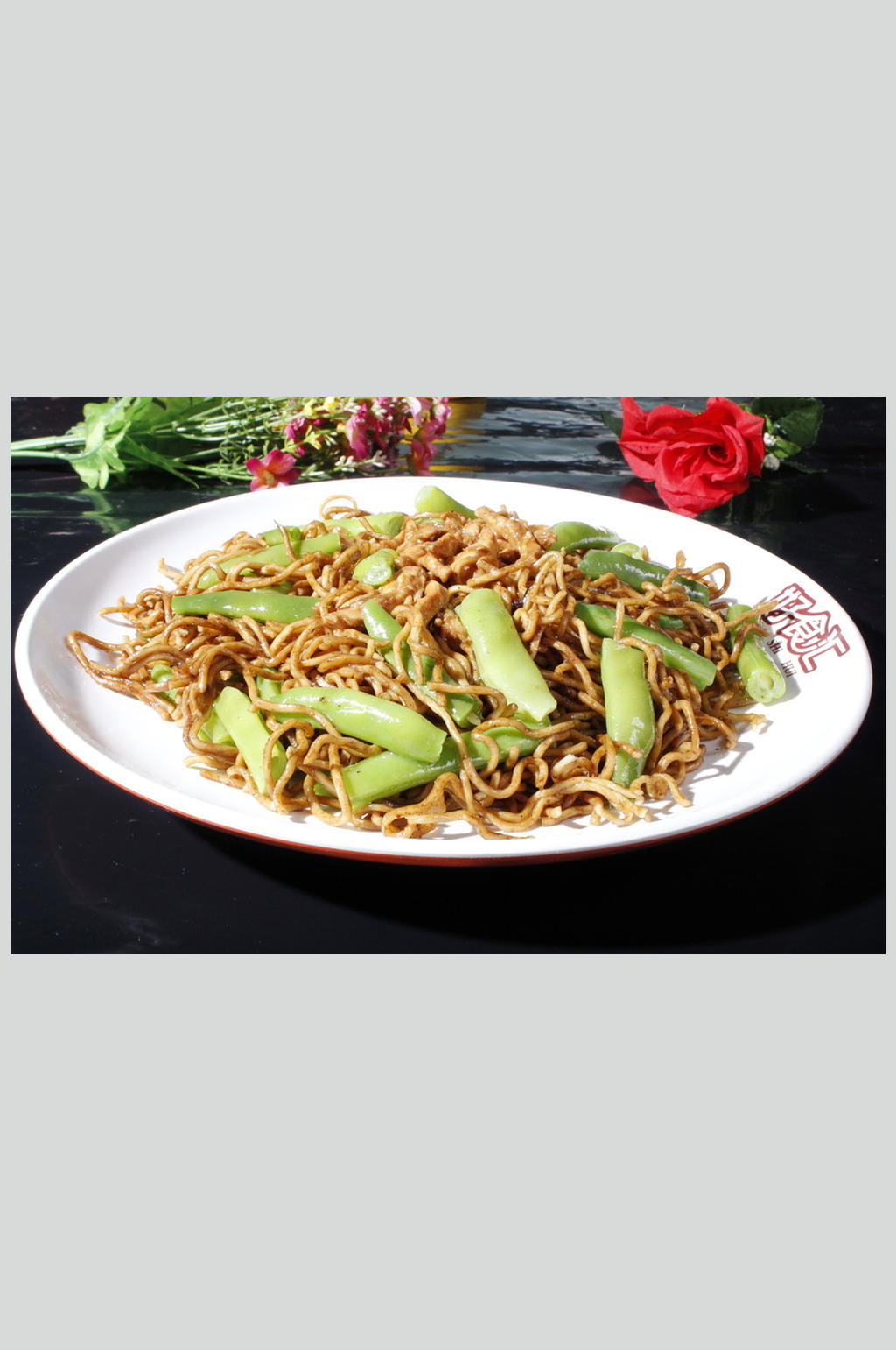 扁豆焖面素材