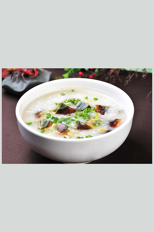 皮蛋瘦肉粥-众图网