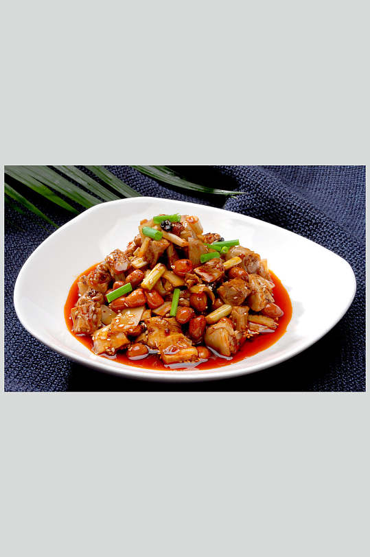 招牌二姐兔丁餐饮摄影图片