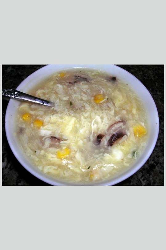香菇鸡茸玉米羹