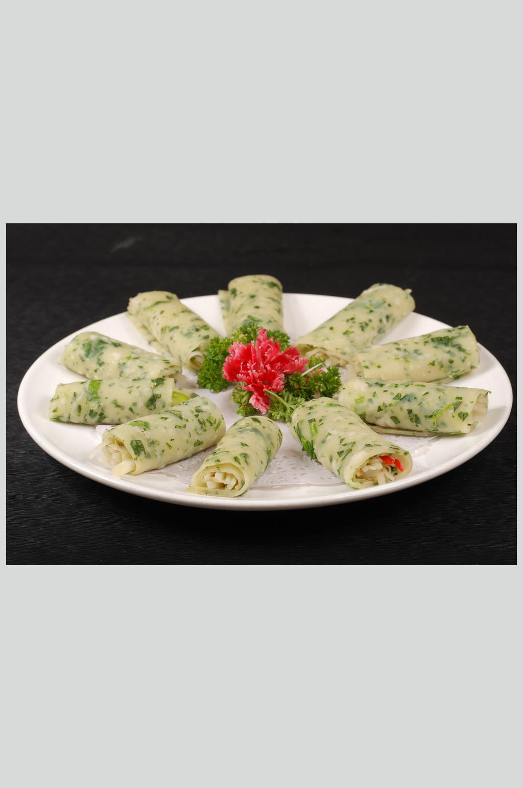 菠菜煎饼素材