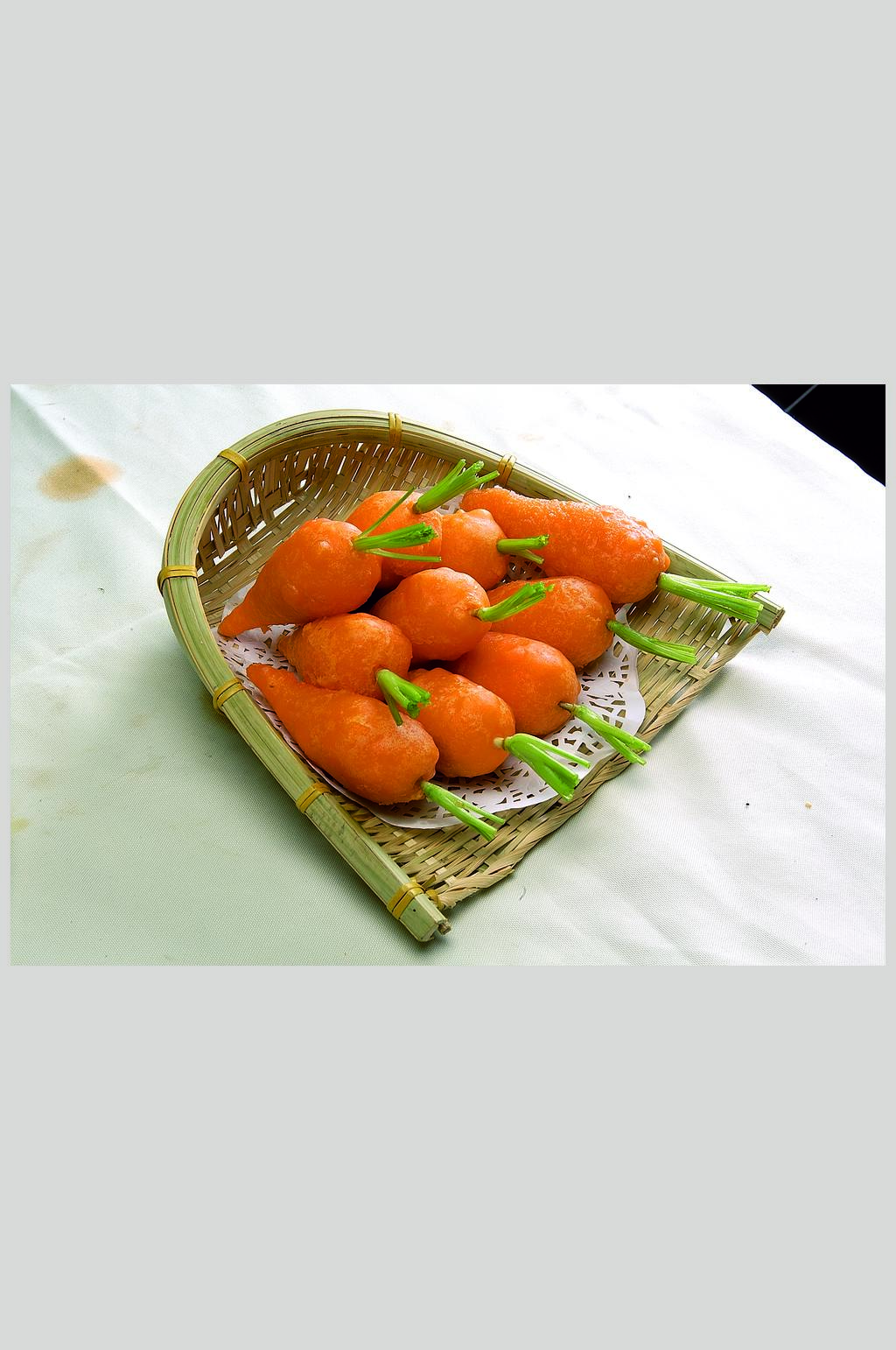 胡萝卜酥素材