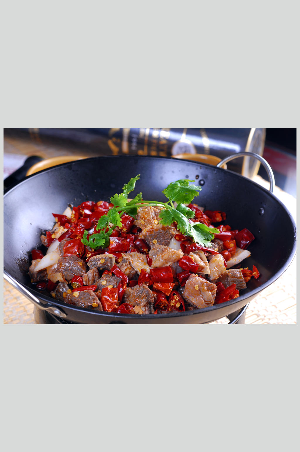 热干锅牛肉美食高清图片素材