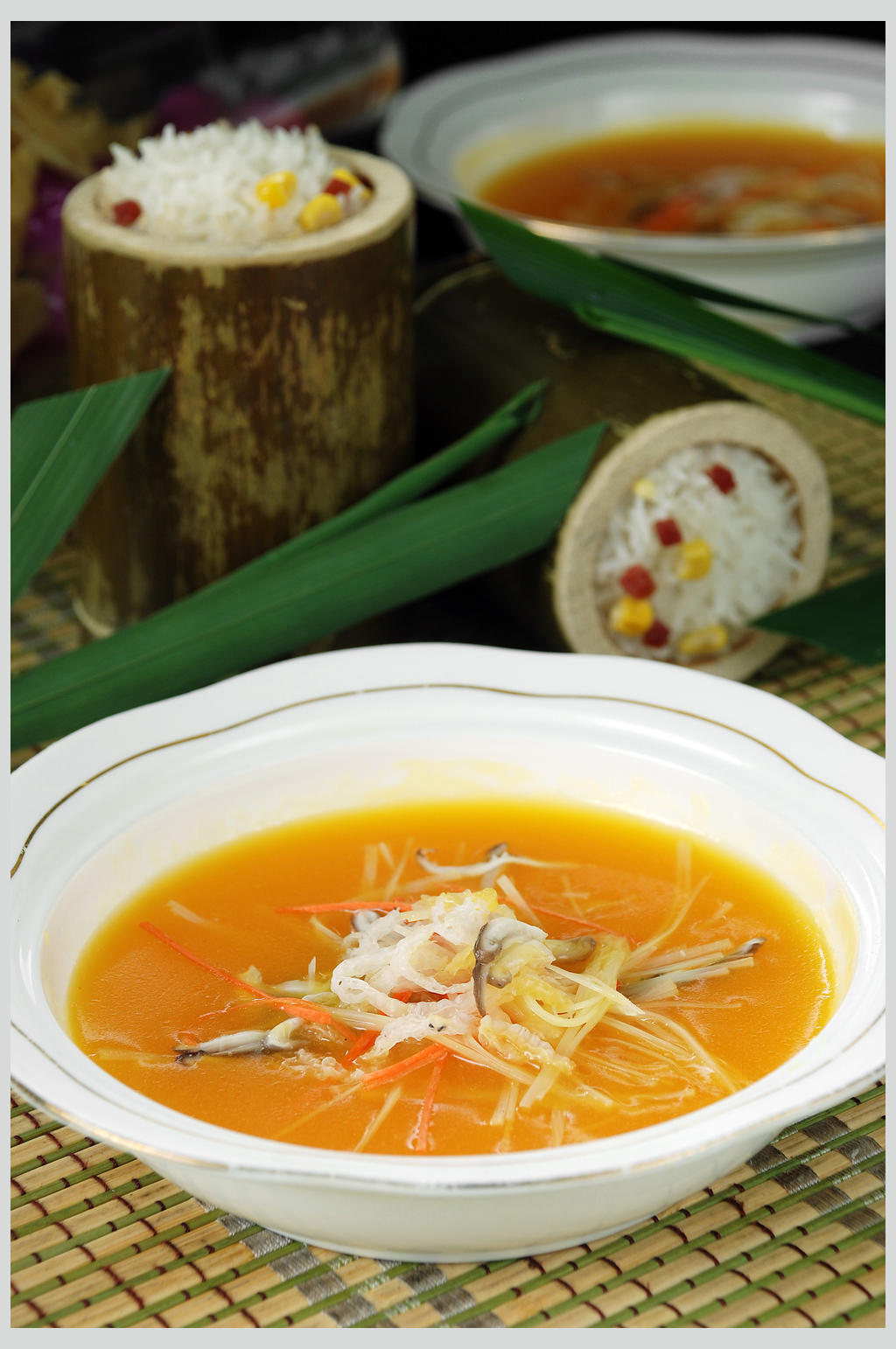 山珍捞饭素材