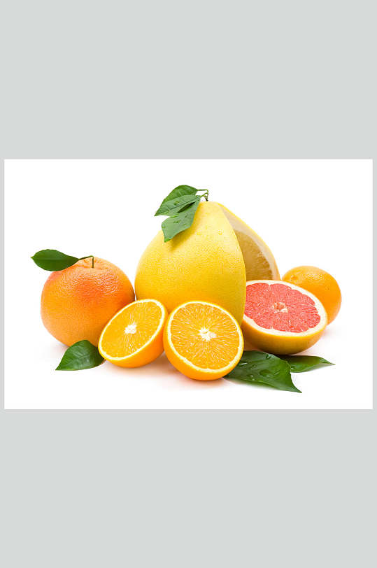 高清水果图片切开的橙子 西柚 柚子
