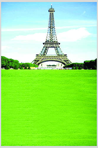 巴黎埃菲尔铁塔风景高清壁纸图片