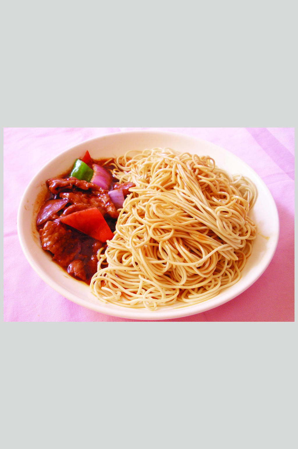 洋葱牛肉冷面素材