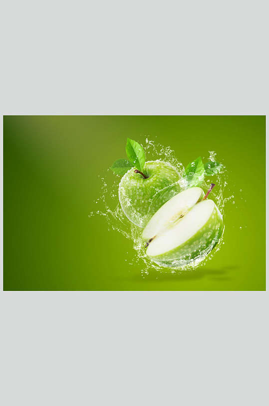 高清水果图片青苹果