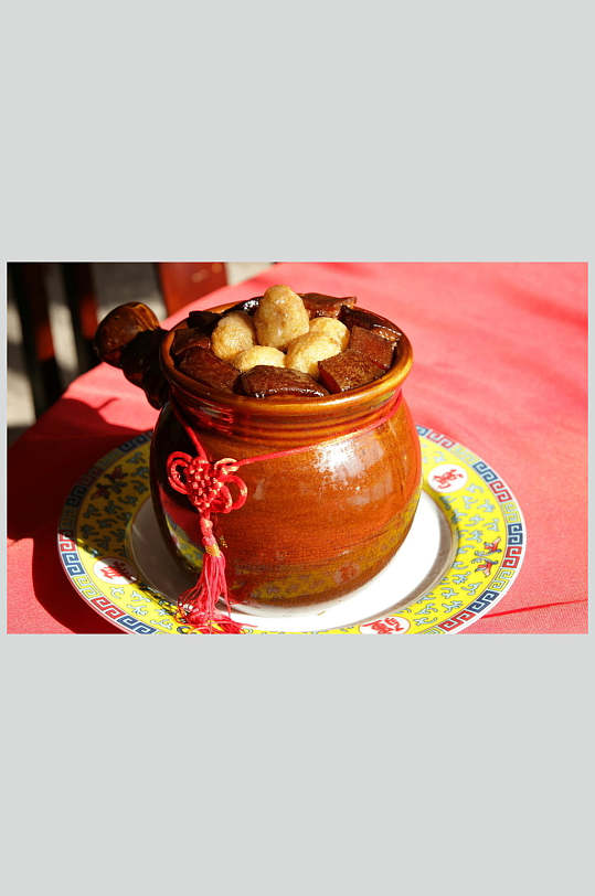 坛子肉美食图片