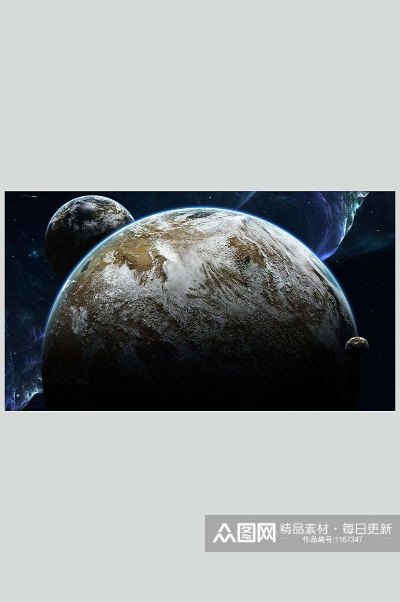 星球宇宙科幻壁纸图片素材