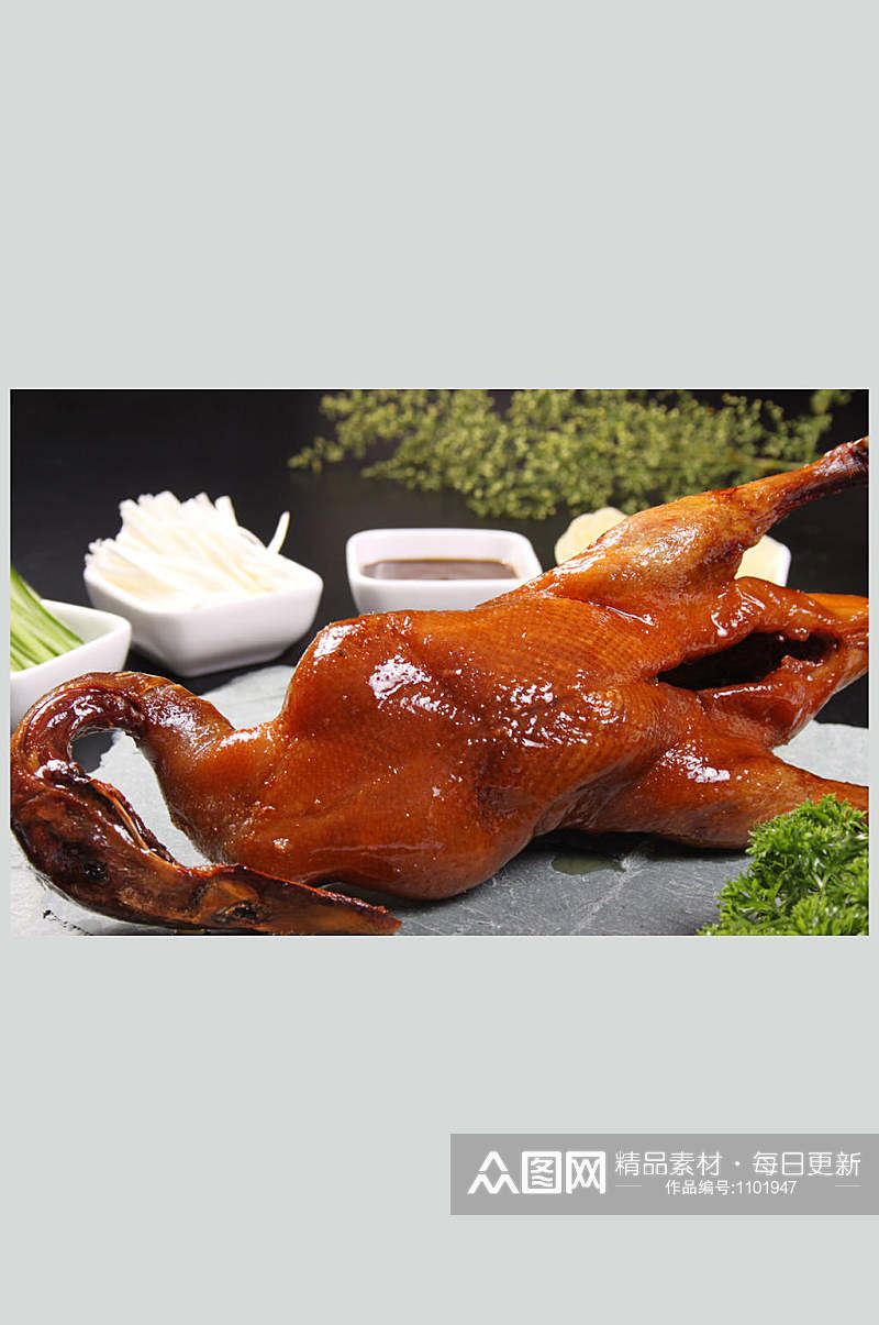 北京烤鸭餐饮美食图片素材