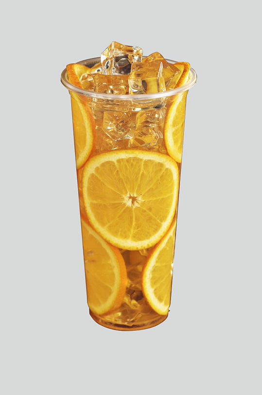 冰镇柚子茶高清图片