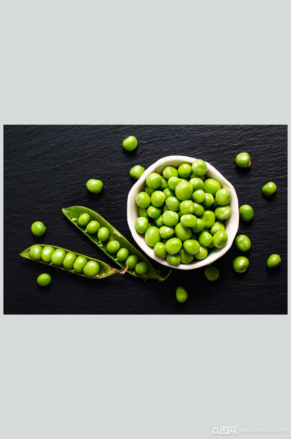 高清蔬菜豌豆图片素材