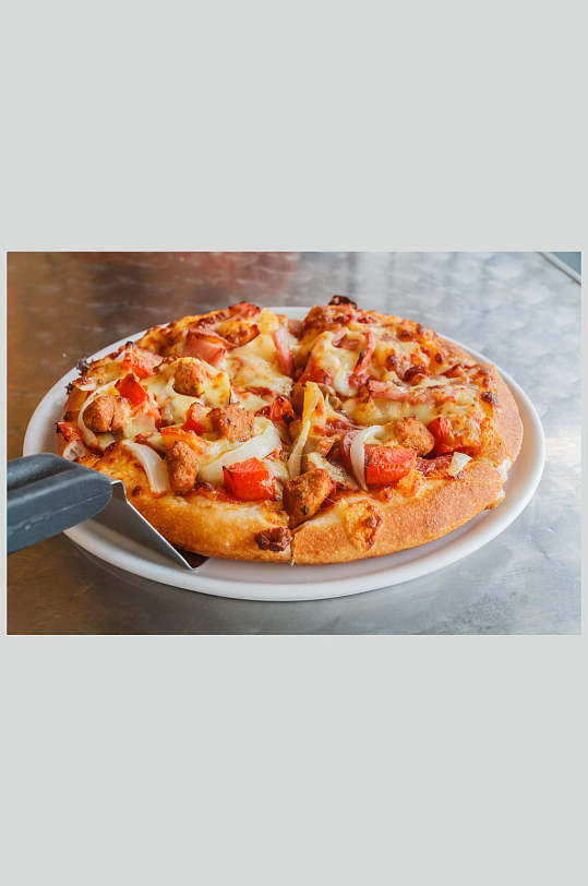 披萨美食图片 鸡肉披萨
