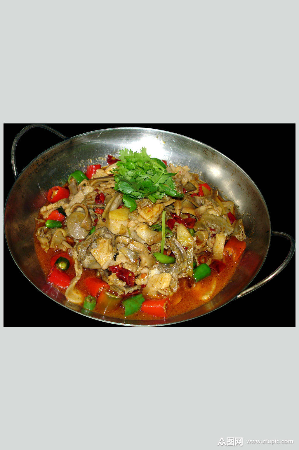 干锅蚌壳肉素材