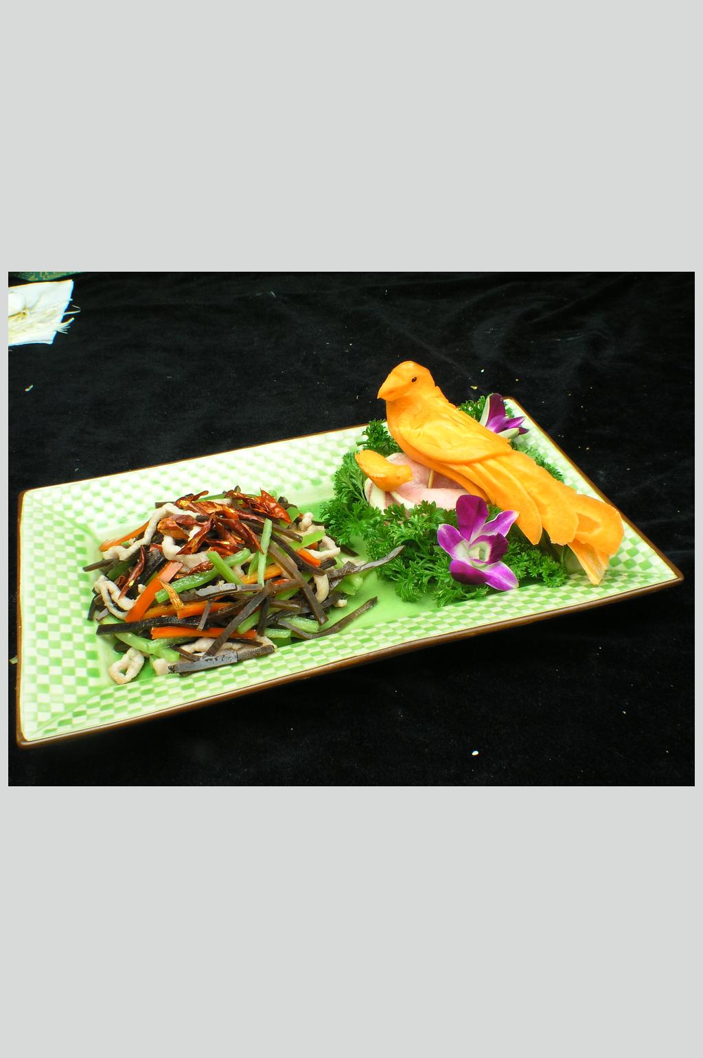 黑芥肉丝素材