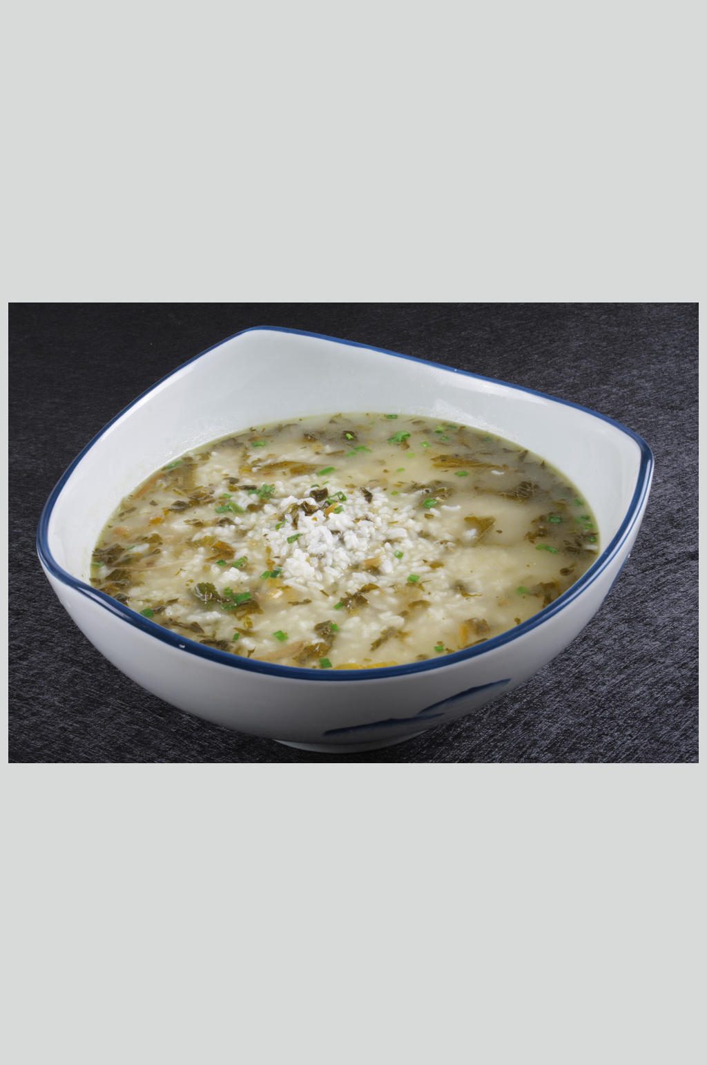 腌菜烩米饭素材