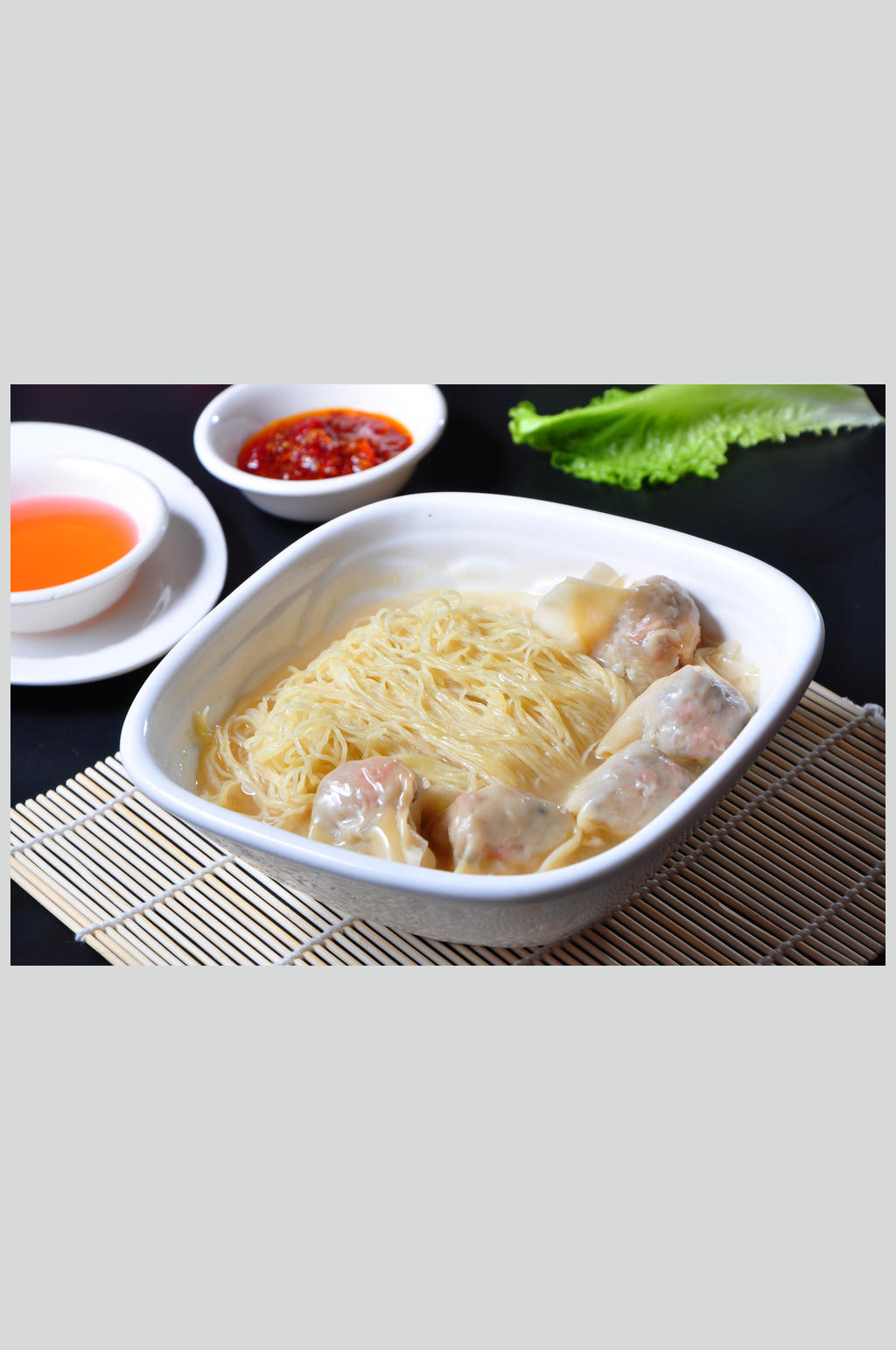 鲜肉馄饨面素材