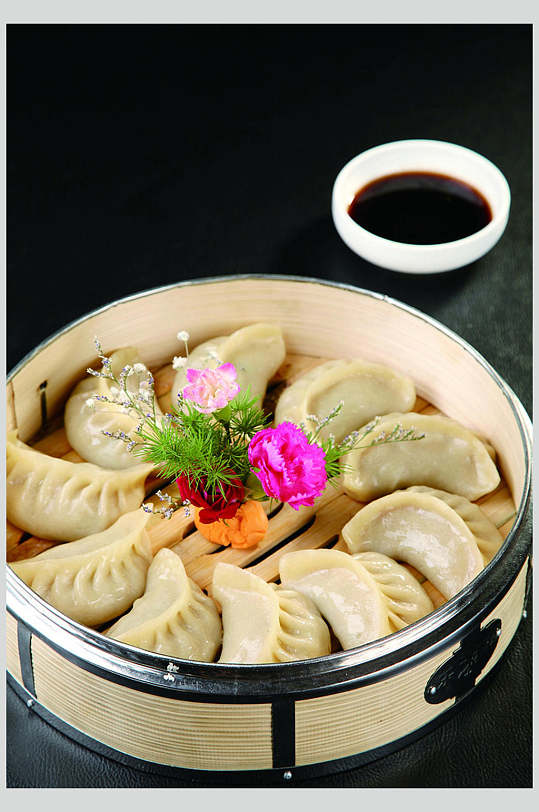 韭菜蒸饺