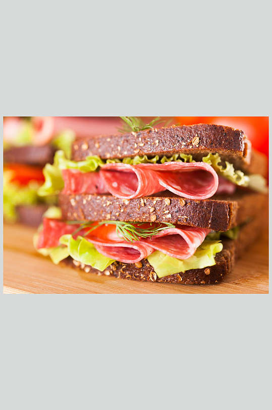 培根三明治-众图网