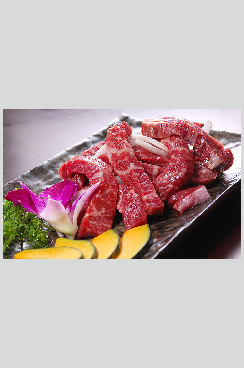 烤腹肉条素材