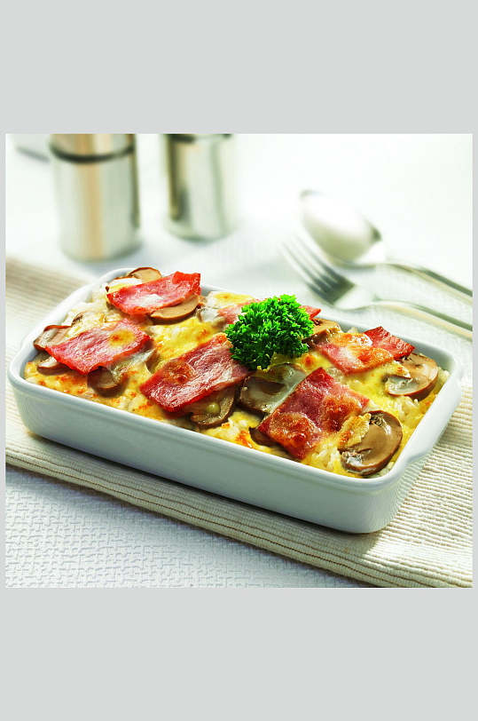 威尼斯风味培根焗饭