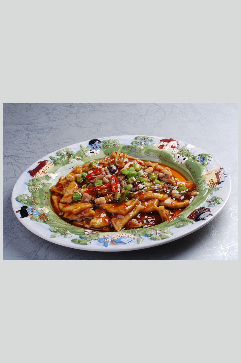 海鲜脆皮豆腐高清图片素材