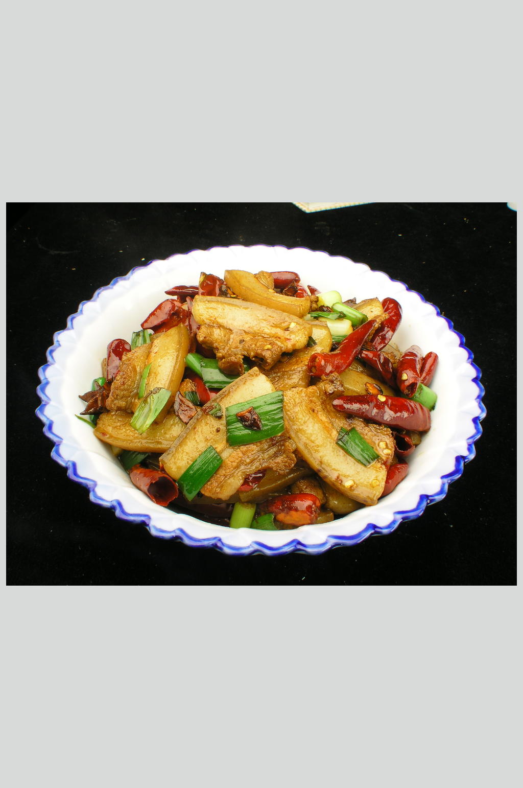 家乡大块烧肉素材