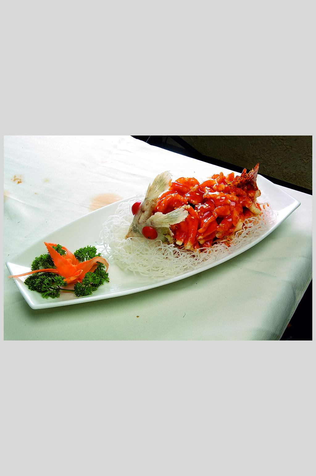 菊花鱼美食图片素材
