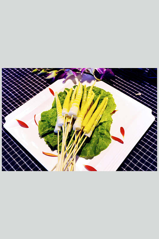 串串麻辣烫美食图片 春笋