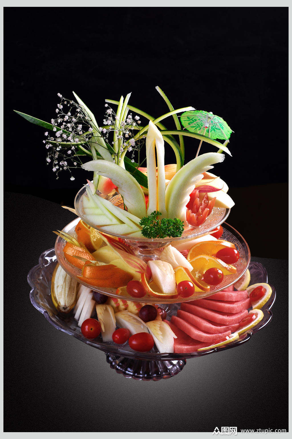 果盘四季水果拼盘素材