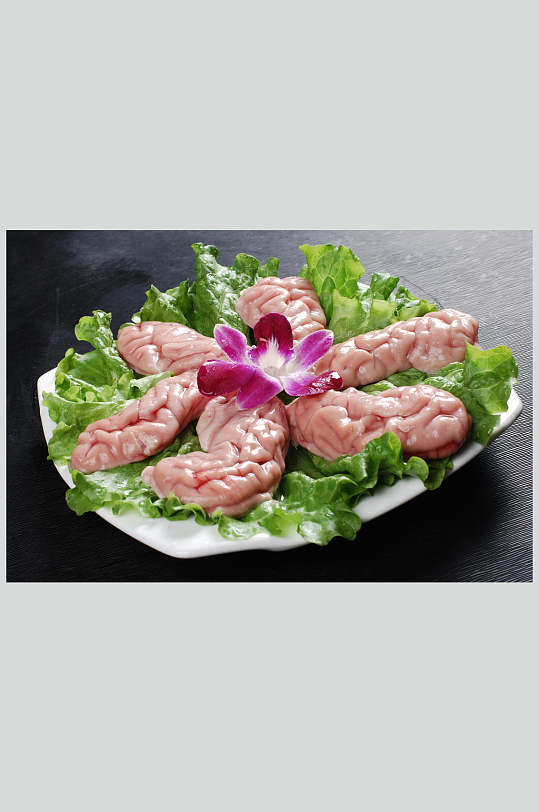 鲜脑花美食餐饮图片