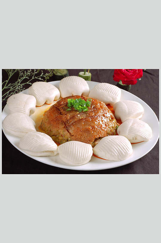 荷叶饼粉蒸肉图片-荷叶饼粉蒸肉素材下载-众图网