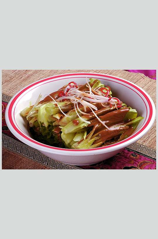 芝麻酱拌菜图片-芝麻酱拌菜素材下载-众图网