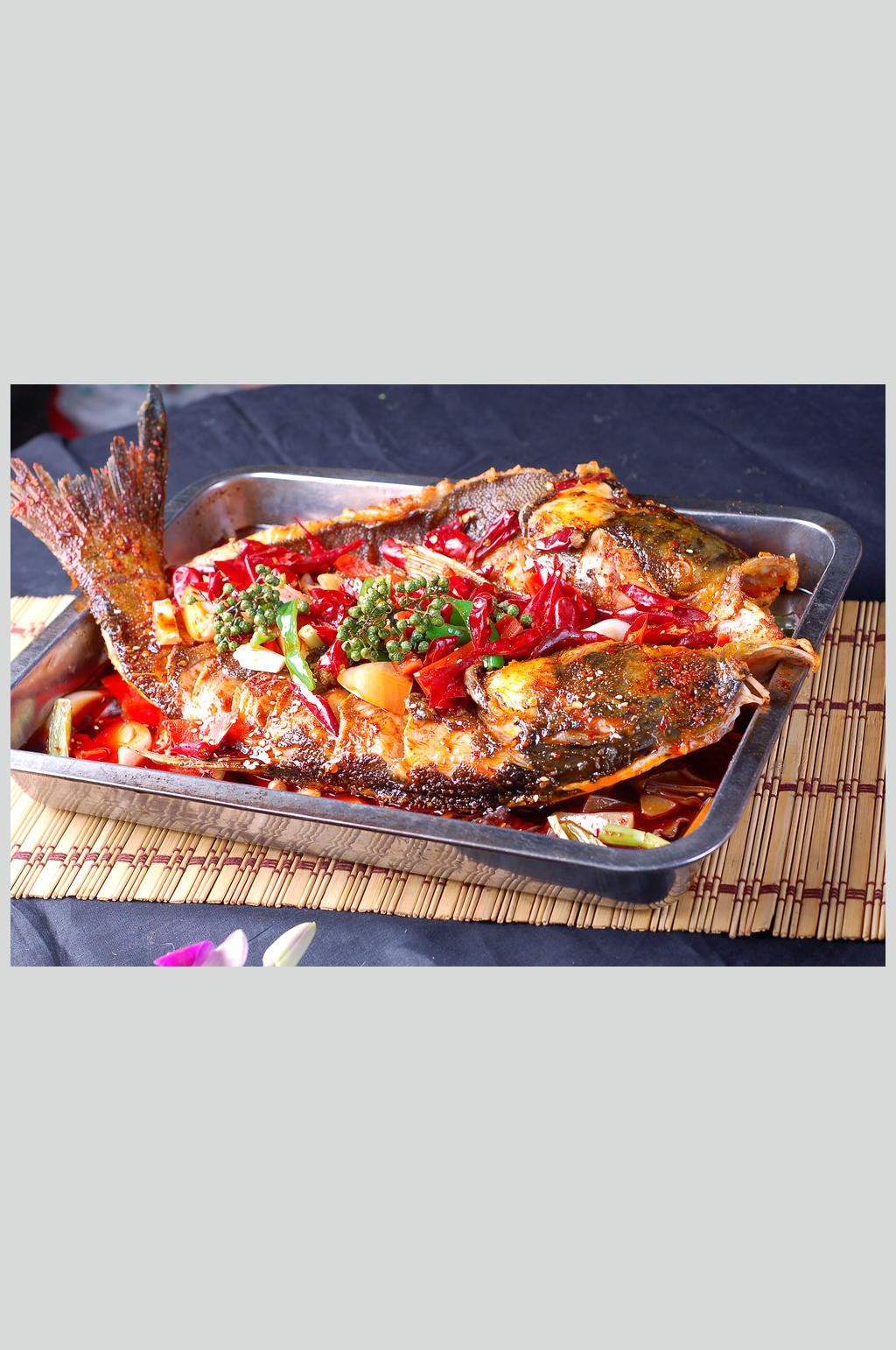 农夫烤鱼素材